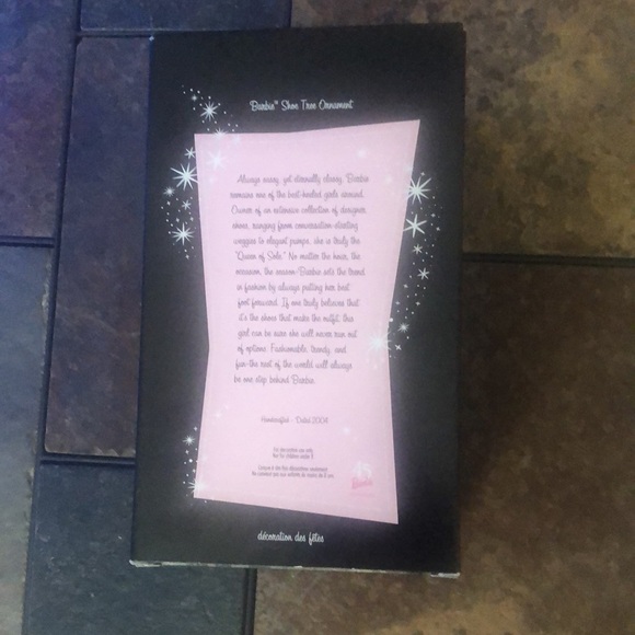 2004 Hallmark Barbie’s 45th anniversary keepsake shoe tree ornament New in box - Picture 3 of 6